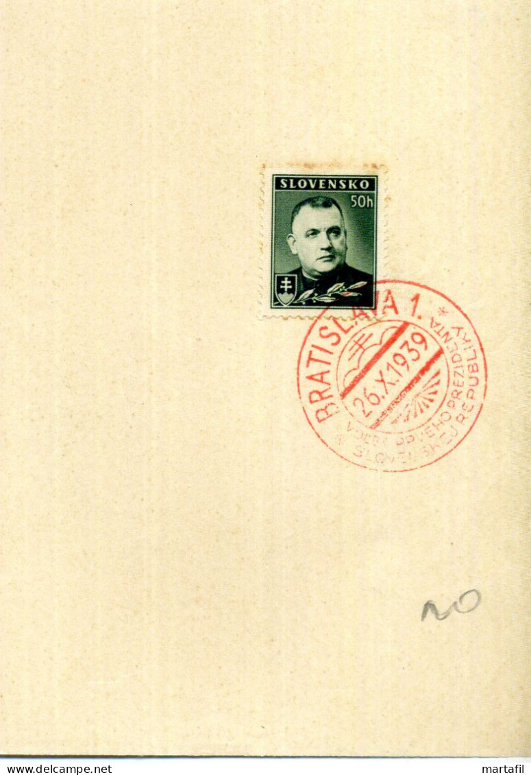 SLOVACCHIA, Slovensko, Storia Postale & Annulli - 1943 - Storia Postale