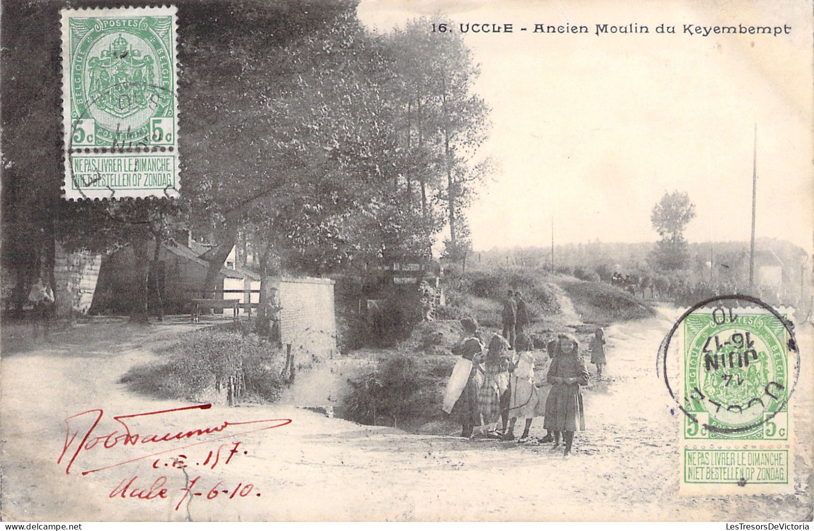 BELGIQUE - Uccle - Ancien Moulin Du Keyembempt - Retour A L'envoyeur - Carte Postale Ancienne - Ukkel - Uccle