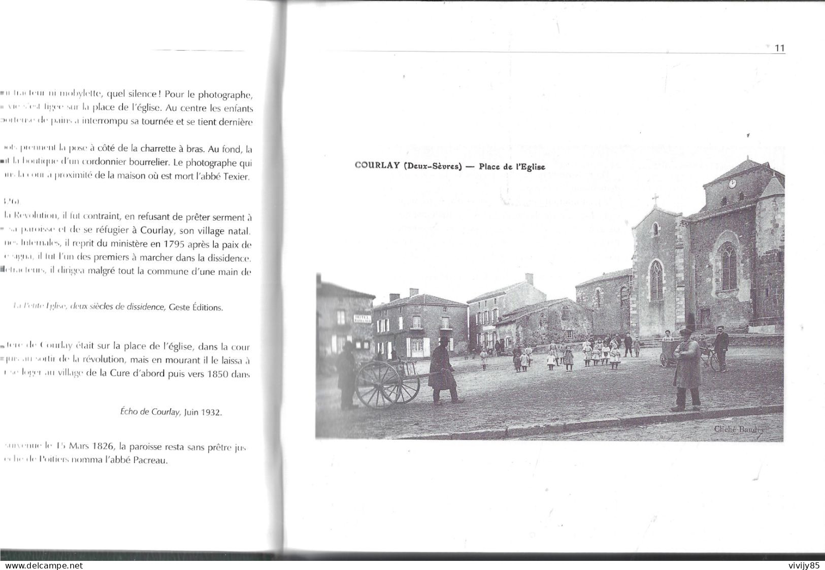 79 - Beau Livre Illustré De J.L. Joubert " De COURLI à COURLAY , Chemin De Vies " - 185 Pages De 1999 - Poitou-Charentes