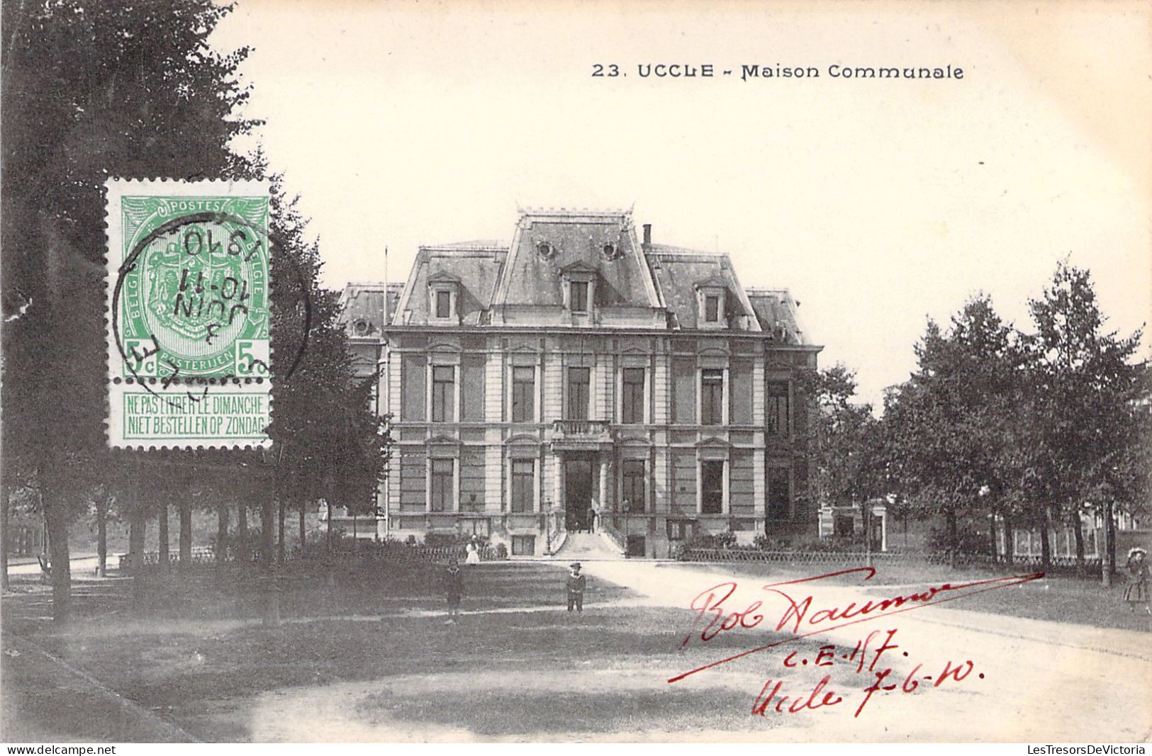 BELGIQUE - Uccle - Maison Communale - Carte Postale Ancienne - Uccle - Ukkel