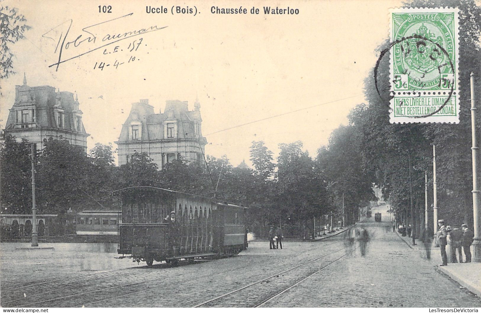 BELGIQUE - Uccle ( Bois ) - Chaussée De Waterloo - Tramway - Tram - Carte Postale Ancienne - Uccle - Ukkel