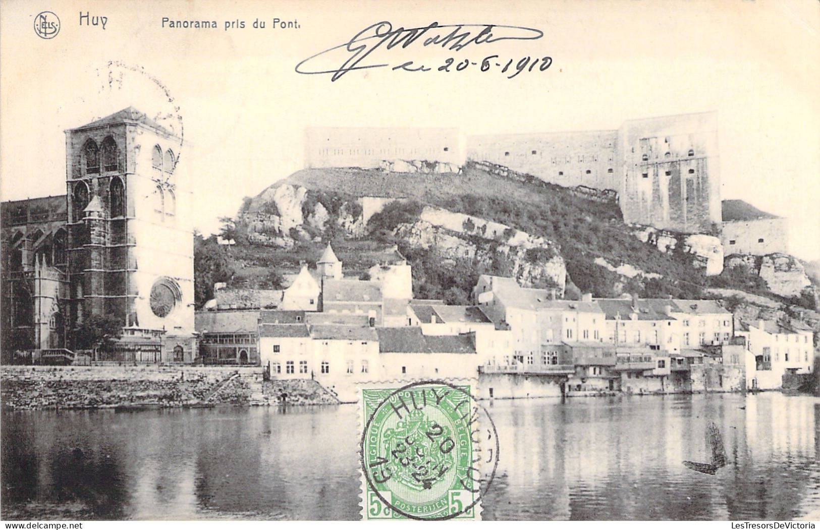 BELGIQUE - Huy - Panorama Pris Du Pont - Carte Postale Ancienne - Huy