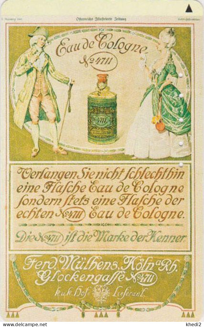 RARE TC JAPON / 110-011 - PARFUM EAU DE COLOGNE 4711 - KÖLNISCH WASSER POSTER GERMANY Rel Femme Girl JAPAN Pc - 261 - Perfume