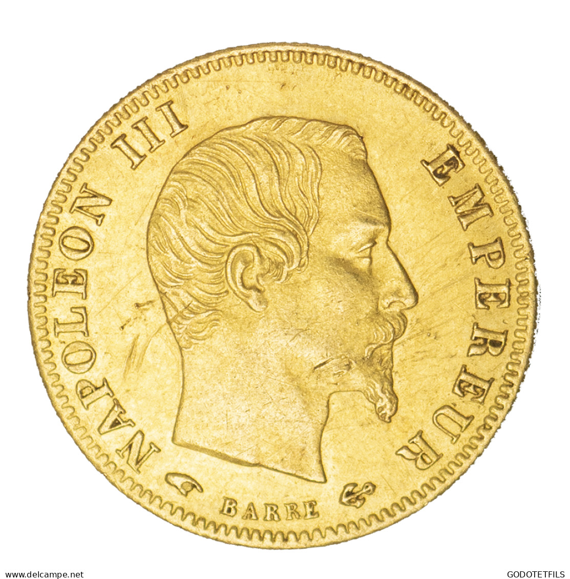 Second-Empire- 5 Francs Napoléon III Tête Nue 1859 Paris - 5 Francs (gold)