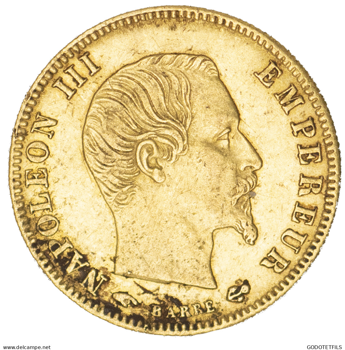 Second-Empire- 5 Francs Napoléon III Tête Nue 1859 Paris - 5 Francs (goud)