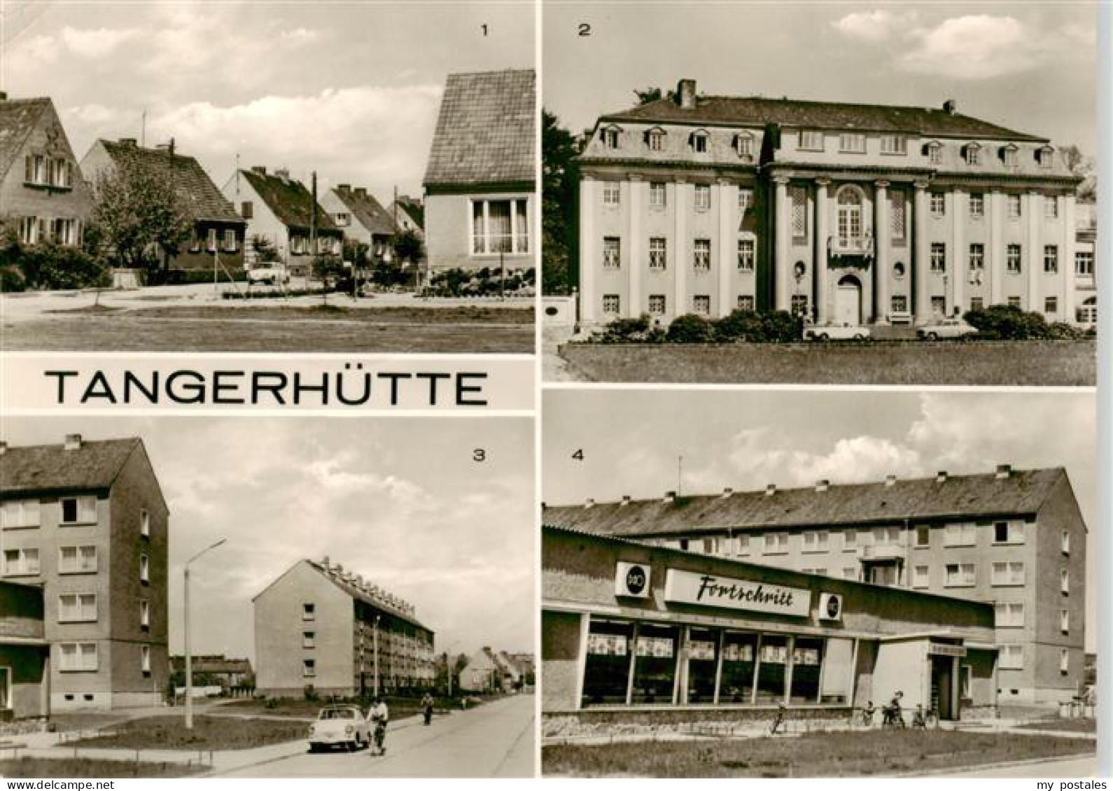 73897677 Tangerhuette Dunckerstrasse Schloss Otto Nuschke Strasse HO Kaufhalle F - Tangerhütte