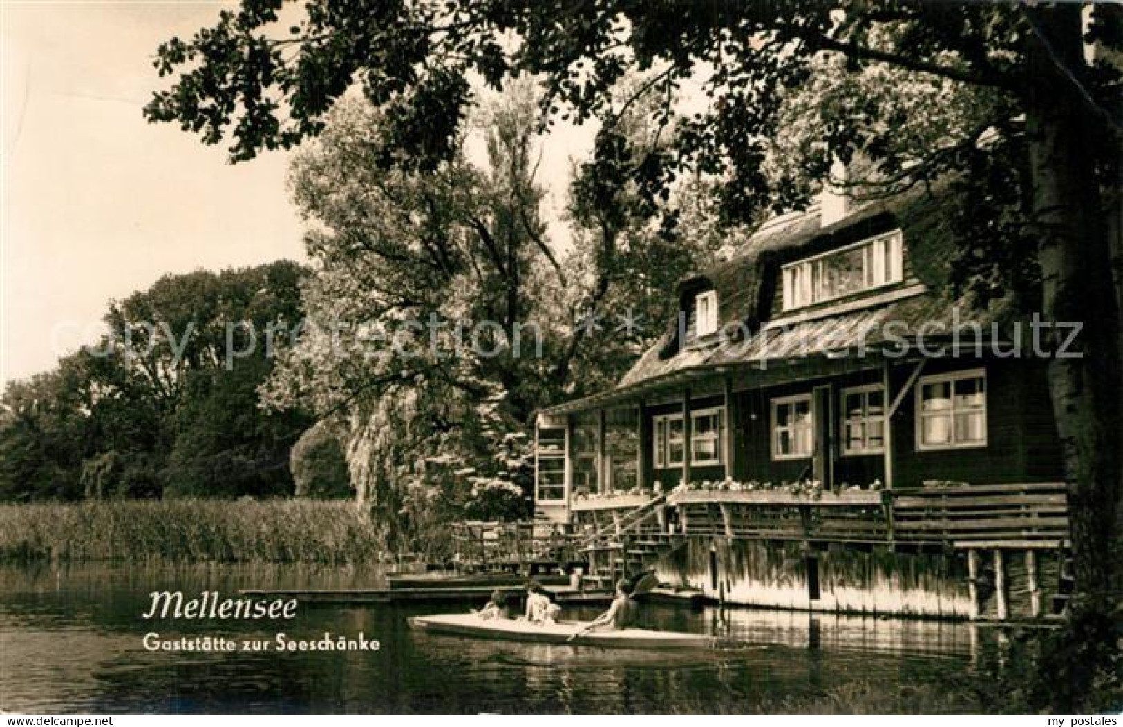 43368385 Mellensee Gaststaette Zur Seeschaenke Kajak Mellensee - Sperenberg