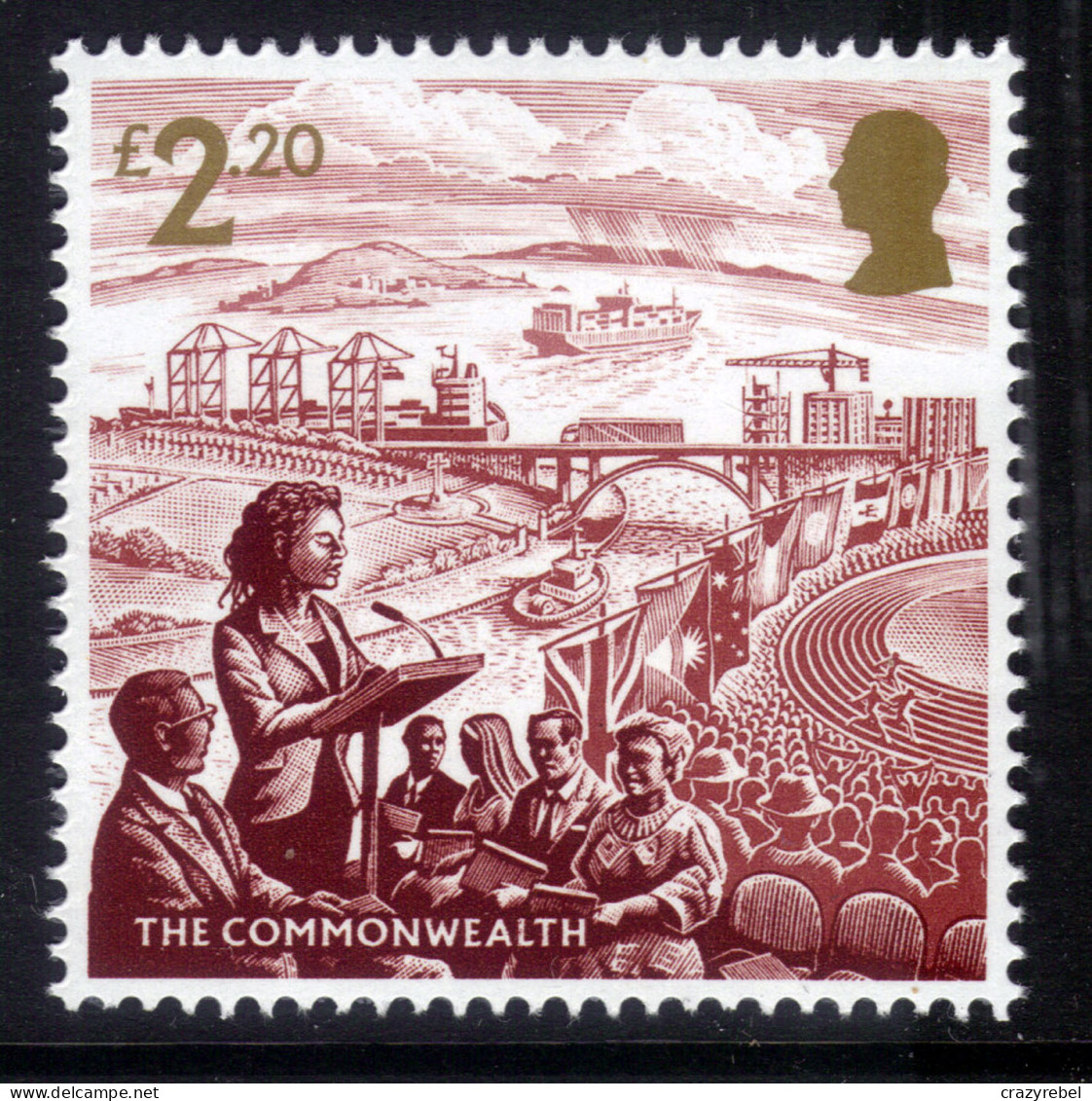 GB 2023 KC 3rd £2.20 Coronation 6 May 2023 Commonwealth Umm Ex M/S ( K1162 ) - Ongebruikt