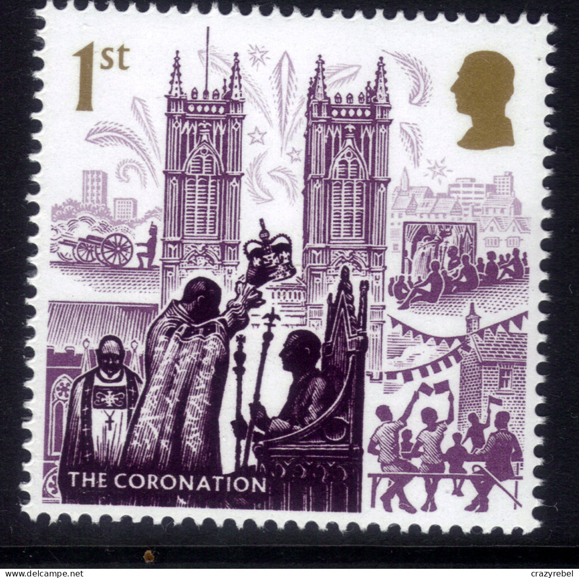 GB 2023 KC 3rd 1st Coronation 6 May 2023 Umm Ex Mini Sheet (  L1206 ) - Unused Stamps