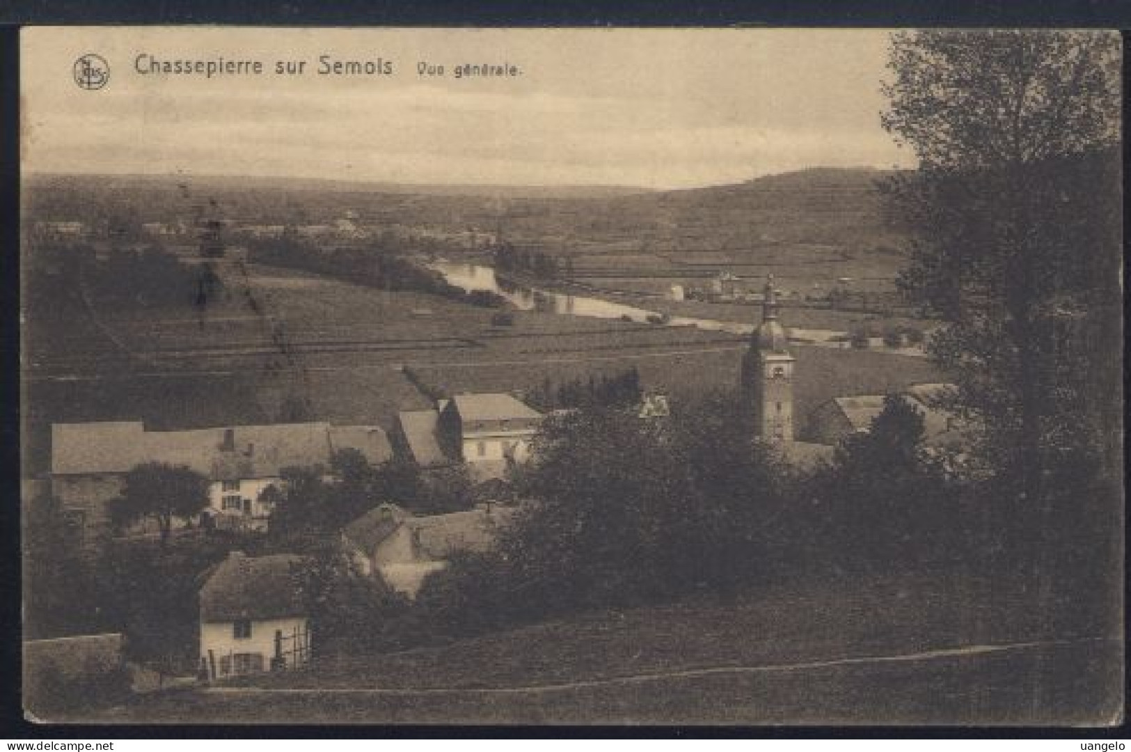 %788 CHASSEPIERRE SUR SEMOIS - VUE GENERALE ( CACHET FELDPOST ) - Chassepierre