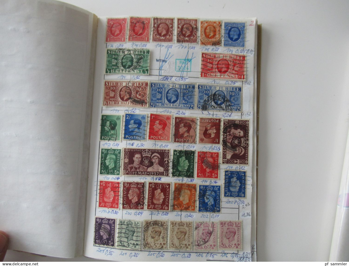 Sammlung / 2 Interessante Auswahlhefte Europa GB / UK Semiklassik - 1990 Massenweise Gestempelte Marken / Fundgrube - Sammlungen (im Alben)