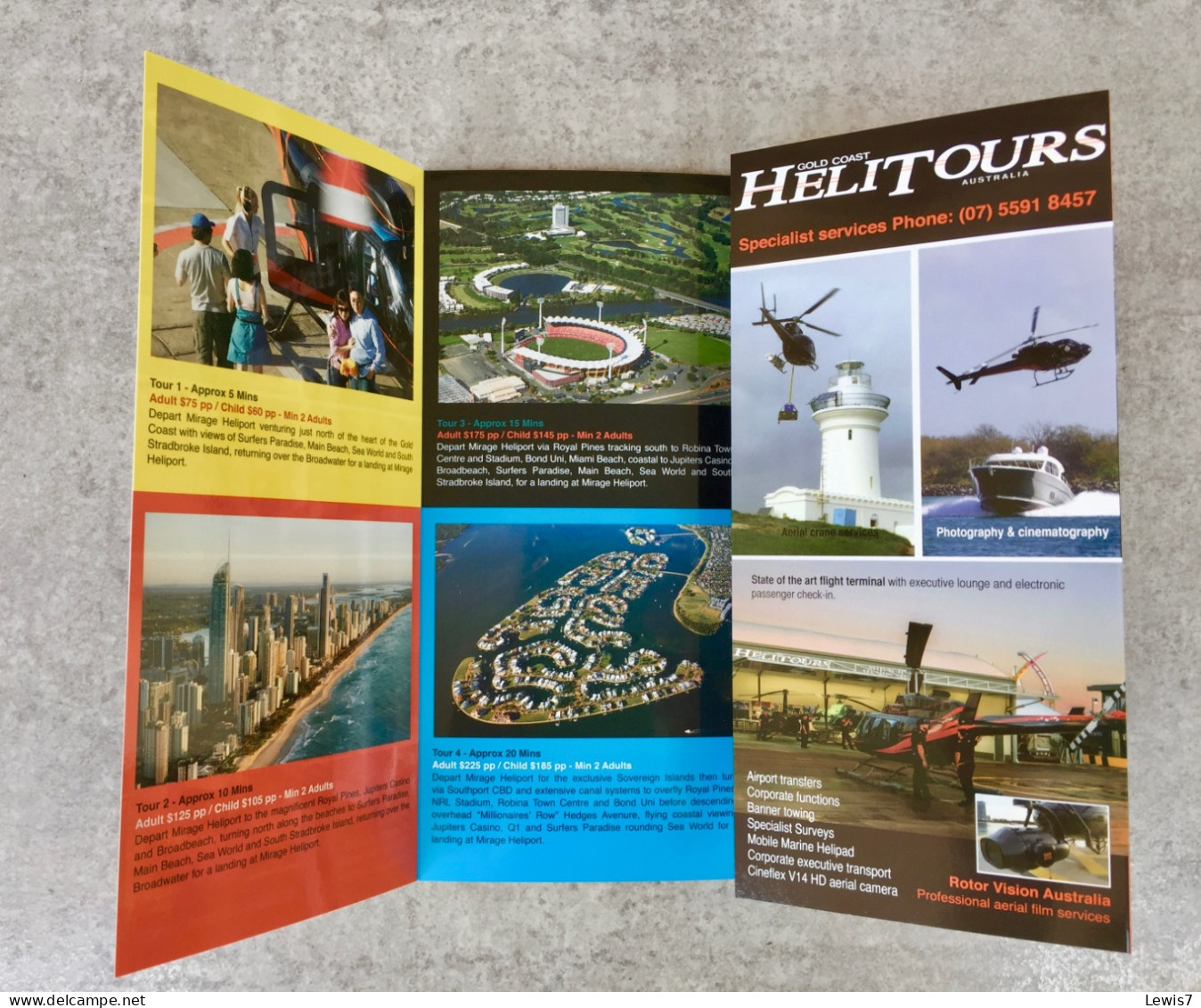 Brochure Helicopter - Gold Coast - Australia - Elicotteri