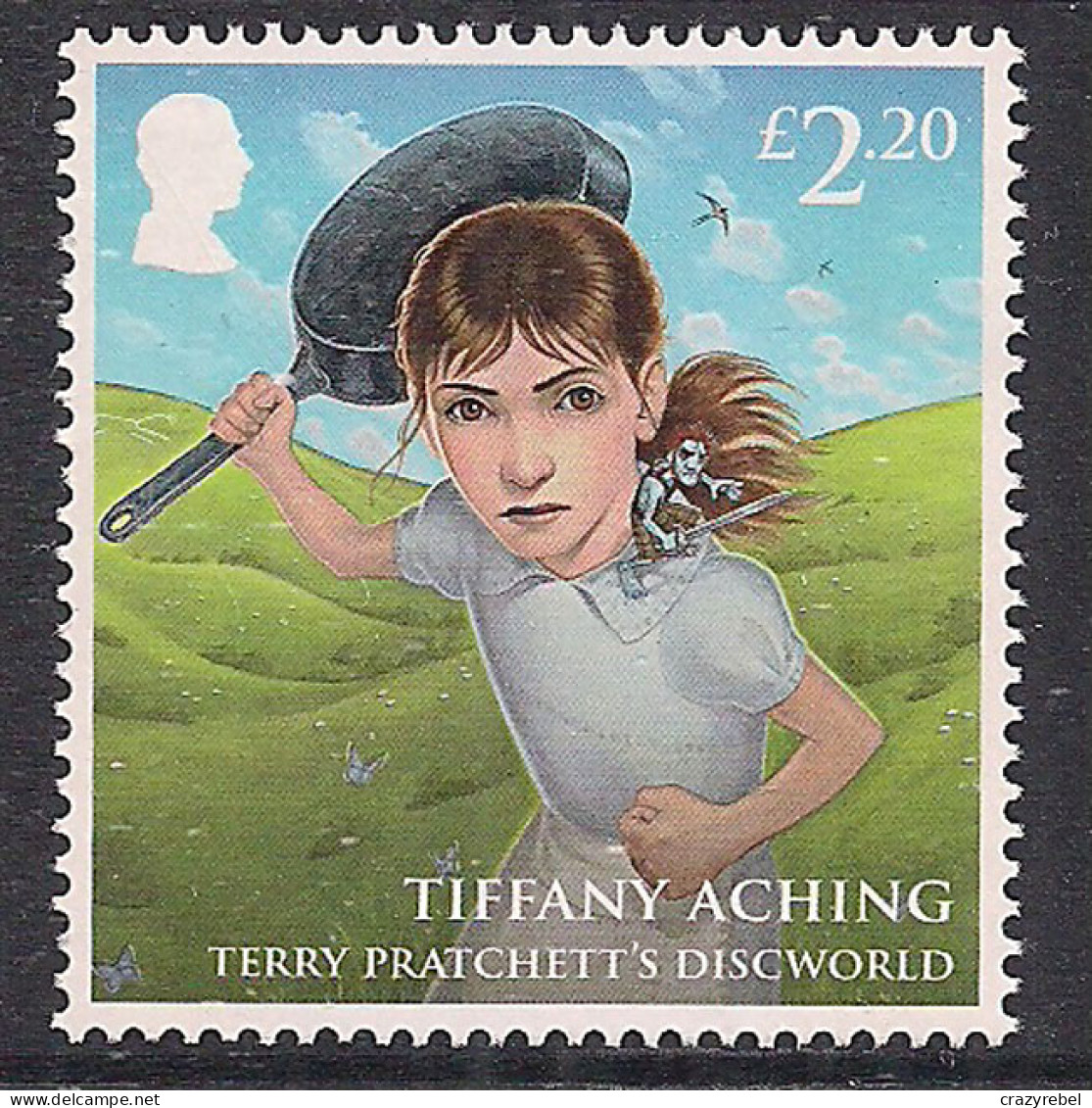 GB 2023 KC 3rd £2.20 Terry Pratchett Discworld Tiffany Aching Umm ( 717 ) - Unused Stamps