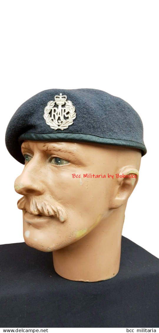 Béret Britannique De La RAF Avec Son Insigne - Tour De Tête 57 Cm / Size 57 - Helme & Hauben