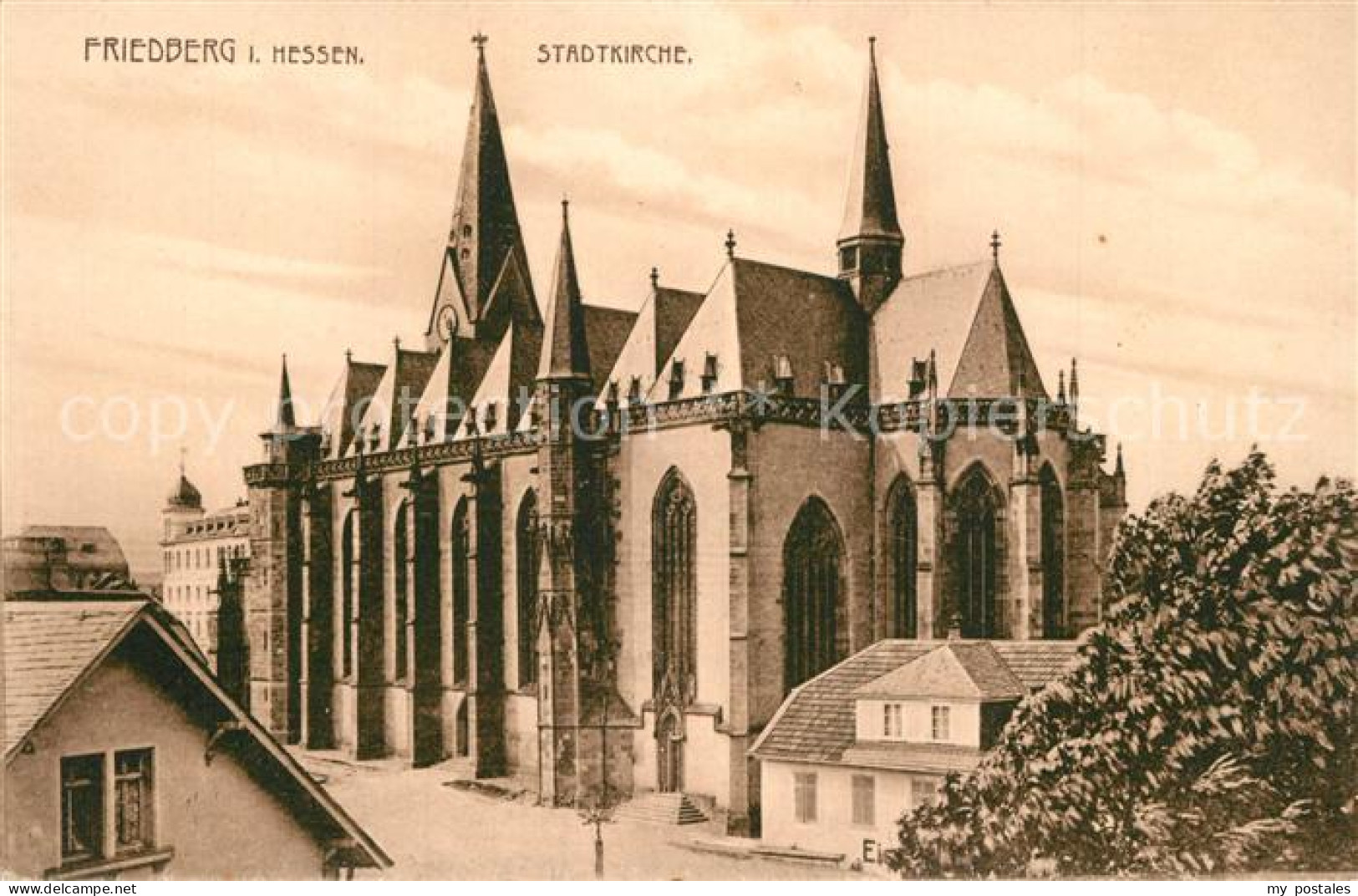 43362343 Friedberg Hessen Stadtkirche Friedberg Hessen - Friedberg