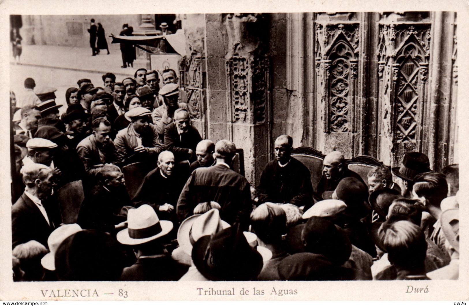 Valencia - Tribunal De Las Aguas (Le Cours De L'eau) Carte Dura N° 83 Non Circulée - Valencia