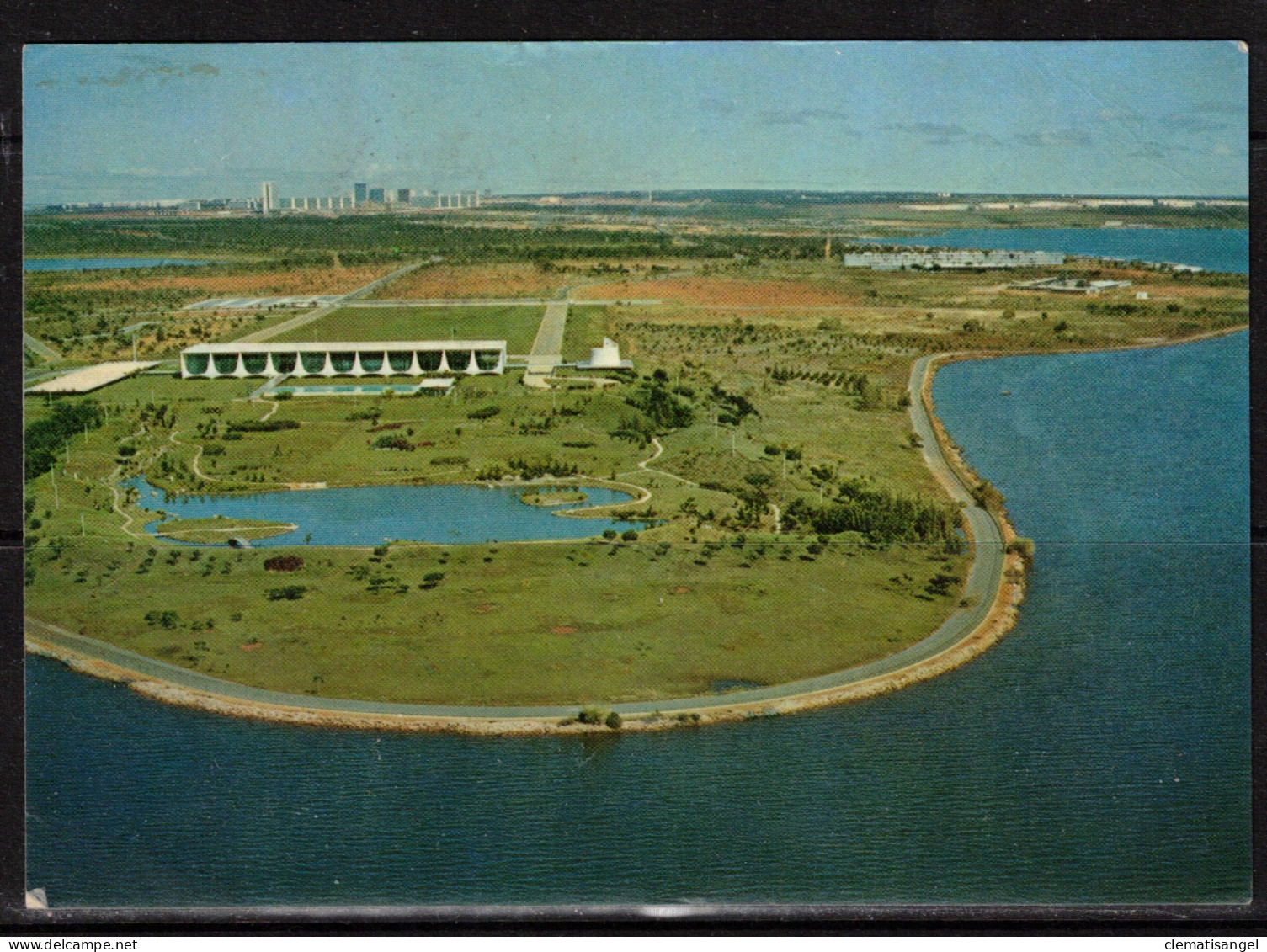 297z * BRASILIA * ISRAEL PINHEIRO LAKE WITH THE PALACE OF DAWN * 1966 **! - Brasilia