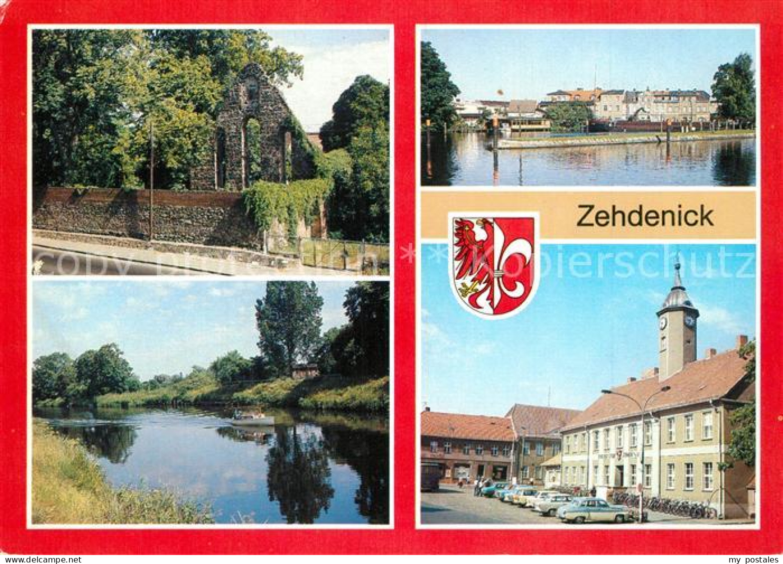 43354436 Zehdenick Klosterruine Ernst Thaelmann Platz Havel Hafen Vosskanal Mark - Zehdenick