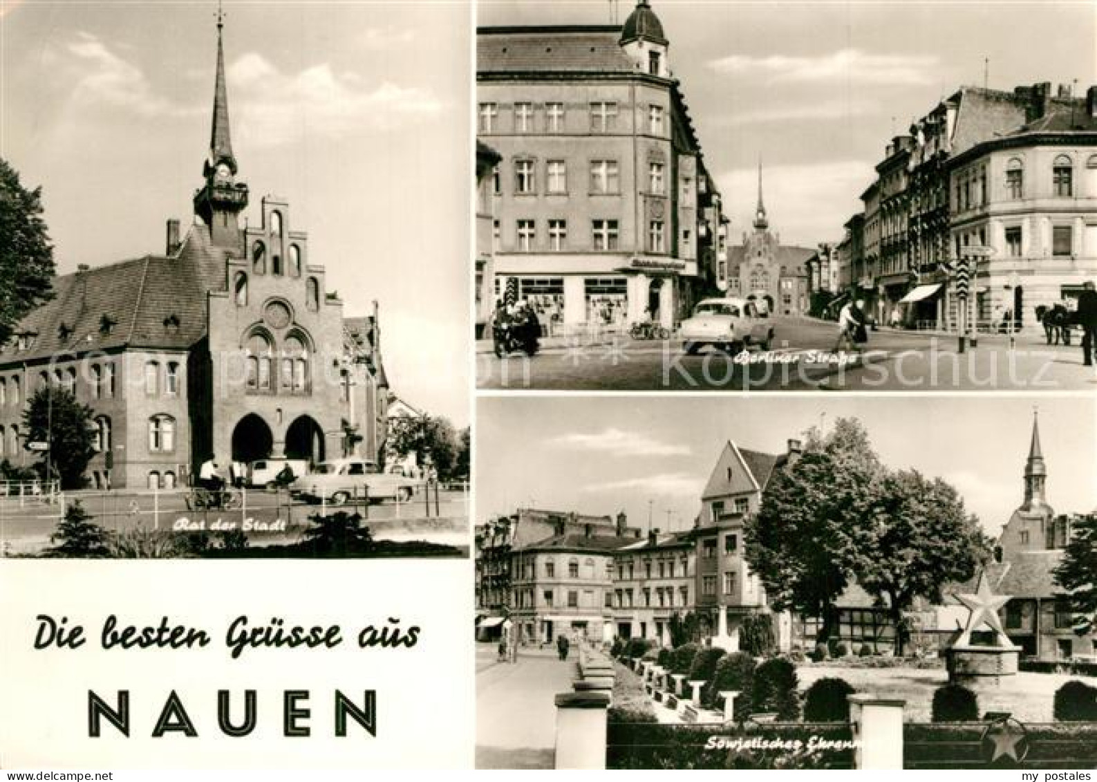 43354172 Nauen Havelland Rat Der Stadt Berliner Strasse Sowjetisches Ehrenmal Na - Nauen