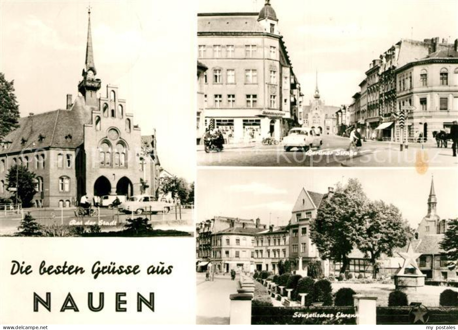 43354155 Nauen Havelland Rat Der Stadt Berliner Strasse Sowjetisches Ehrenmal Na - Nauen