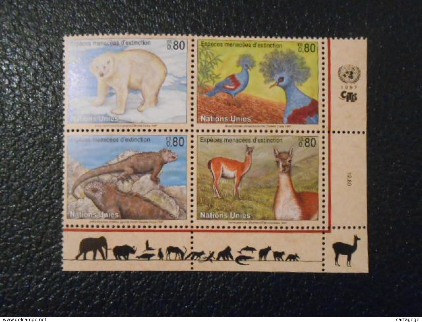 NATIONS-UNIES GENEVE YT  325/328 PROTECTION DE LA NATURE** - Unused Stamps