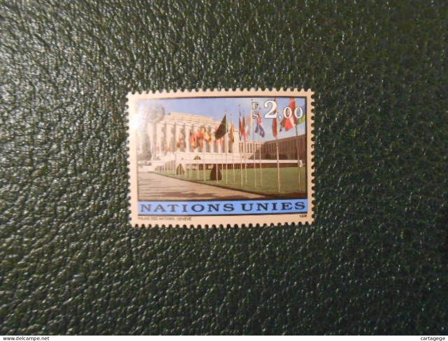 NATIONS-UNIES GENEVE YT  348 SERIE COURANTE** - Unused Stamps