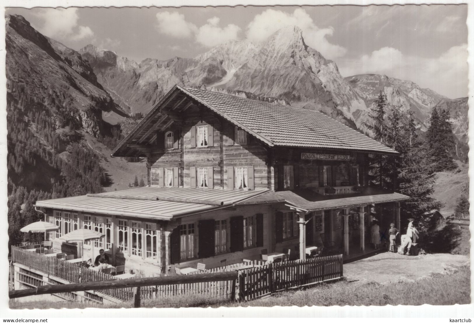 Pension Restaurant 'Gölderli' , Gorneren-Kiental Mit Schersax - Aermighorn - (Schweiz/Suisse) - Reichenbach Im Kandertal