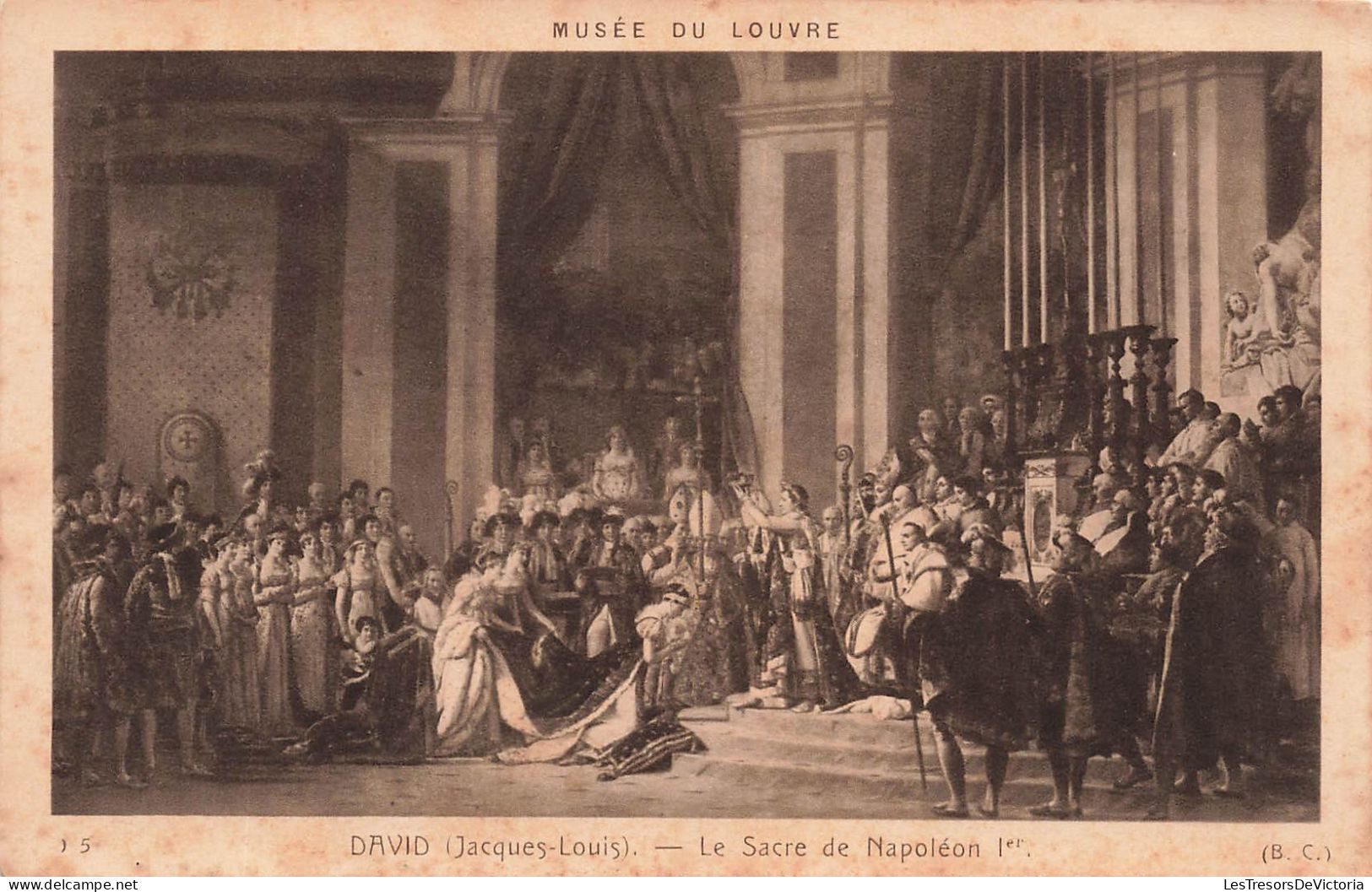 FRANCE - Musée Du Louvre - David (Jacques Louis) - Le Sacré De Napoélon Ier - Cartes Postales Anciennes - Louvre
