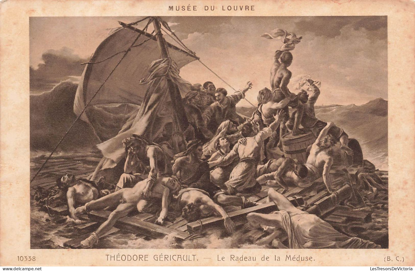 FRANCE - Musée Du Louvre - Théodore Géricault - Le Radeau De La Méduse - Cartes Postales Anciennes - Louvre