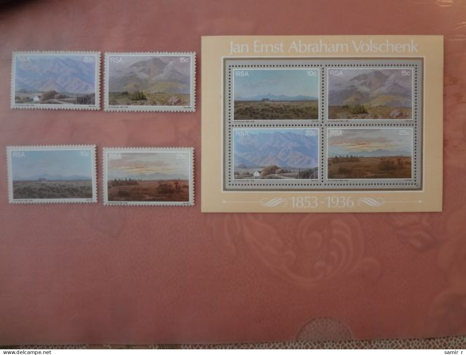 South Africa Jan Volschenk Painting  (F71) - Unused Stamps