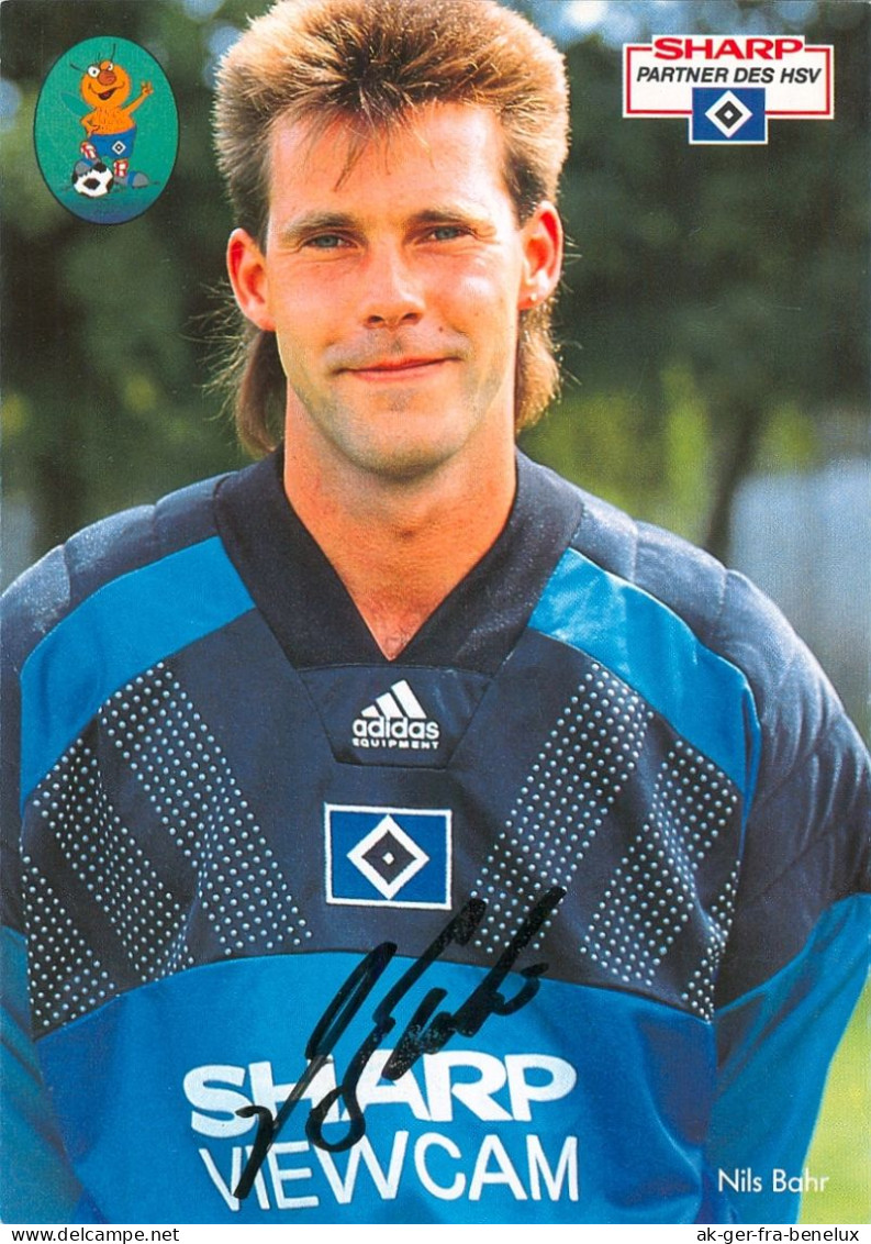 Autogramm AK Nils Nille Bahr Hamburger SV 93-94 HSV Siebeneichen TuS Hoisdorf Bargteheide Fußball Hamburg Billstedt - Autographes