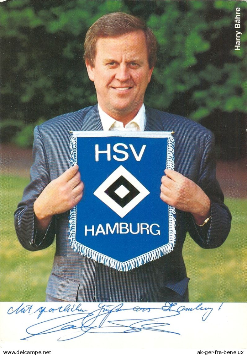 Autogramm AK Harry Bähre Hamburger SV HSV Hamburg Grün-Weiß 07 GW Barmbek-Uhlenhorst Fußball Hamburg Deutschland - Autographes