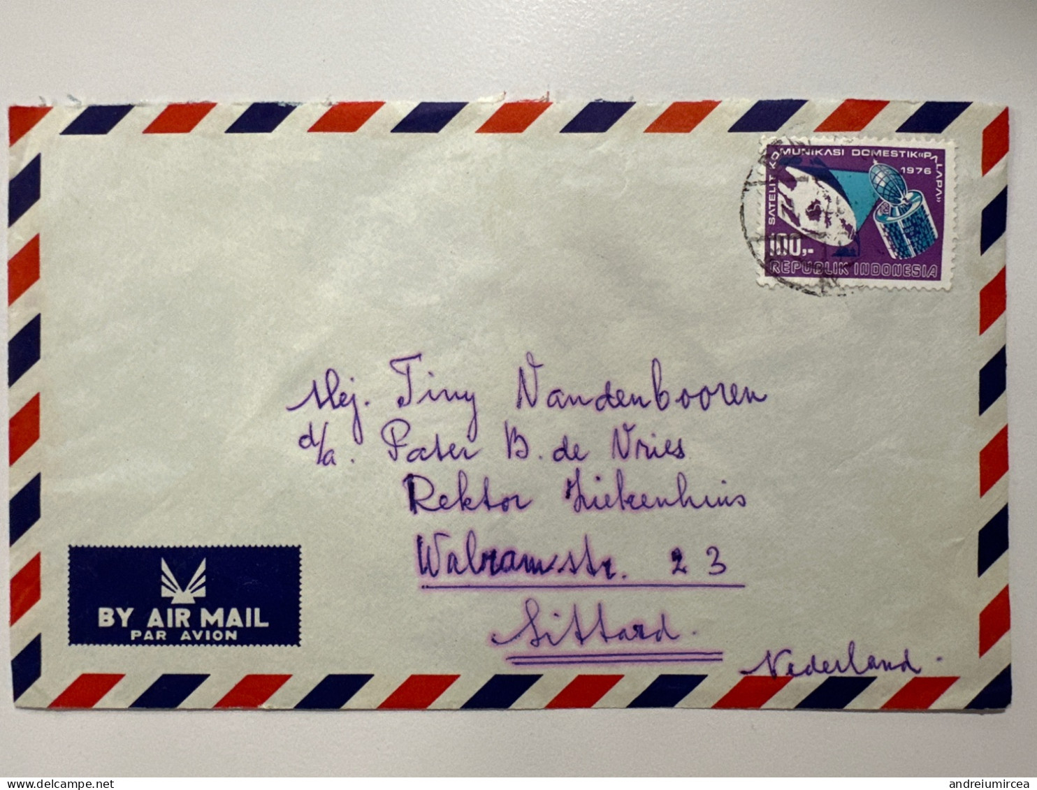 1976 Letter For Nederland - Indonésie