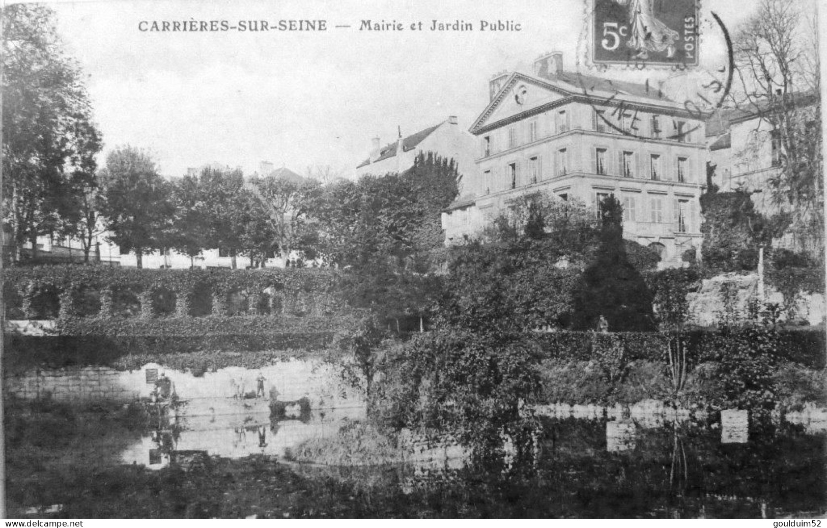 Mairie Et Jardin Public - Carrières-sur-Seine