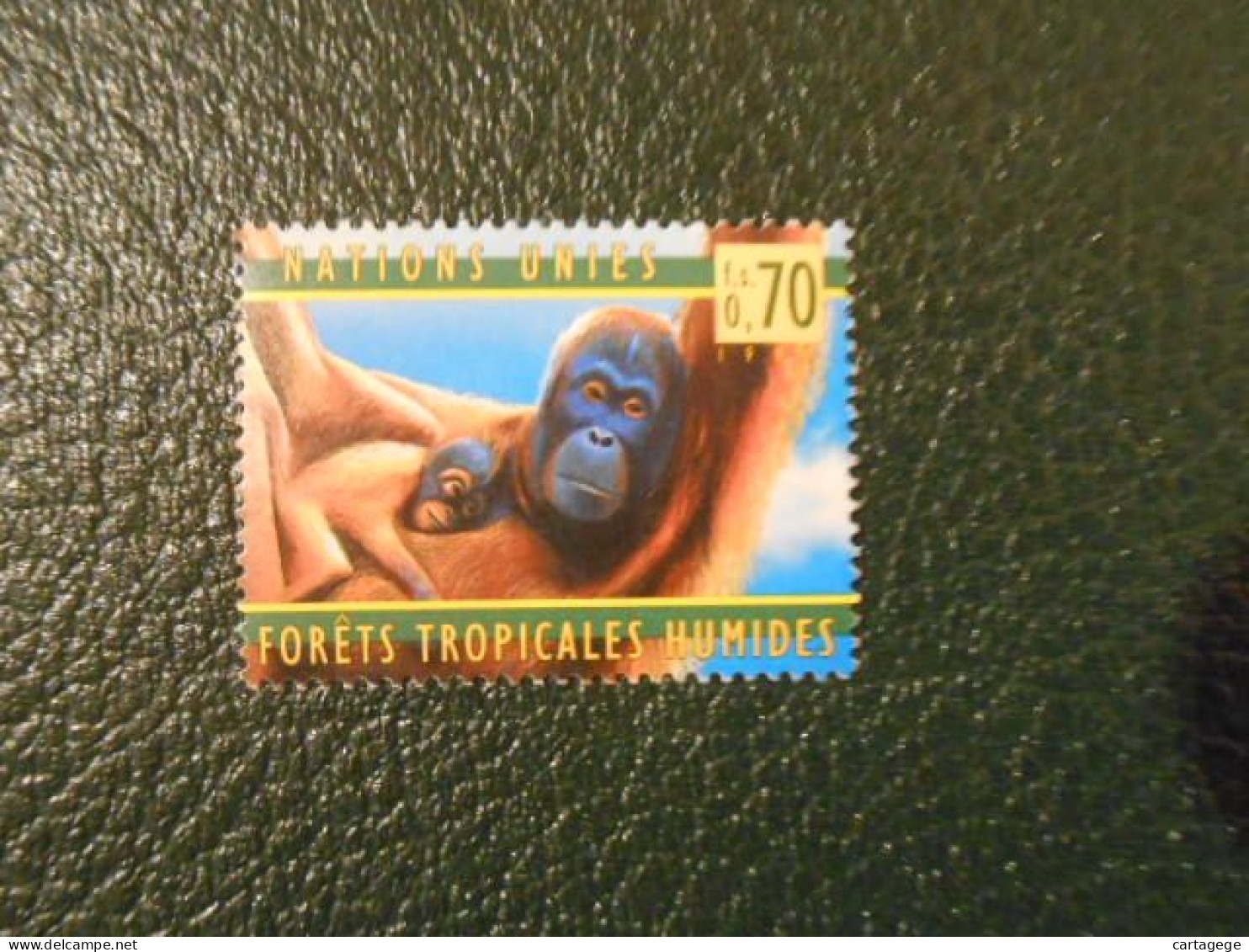 NATIONS-UNIES GENEVE YT  365 LES FORETS TROPICALES HUMIDES** - Unused Stamps