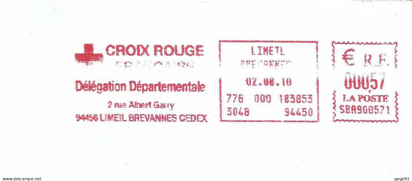 Ema Satas SBA - Croix Rouge Française - Enveloppe Entière - Erste Hilfe