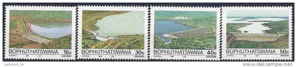 1988 BOPHUTHASWANA Afrique Sud 210-13** Barrage - Bophuthatswana