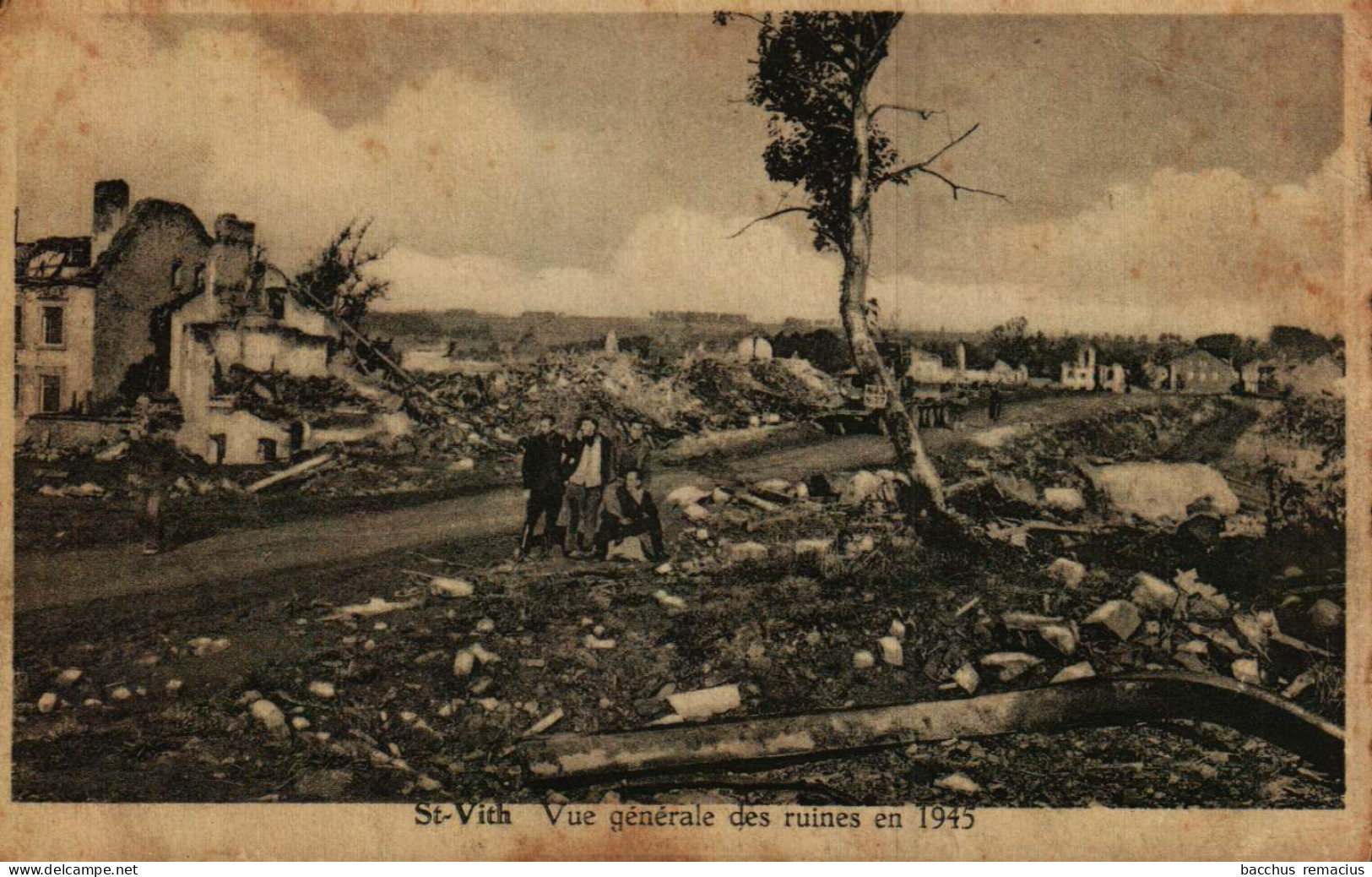 SANKT-VITH - SAINT-VITH - Vue Générale Des Ruines En 1945 - Sankt Vith