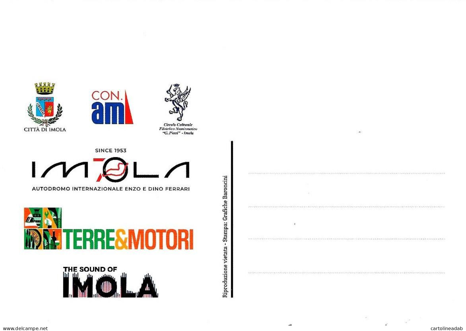 [MD8368] CPM - IMOLA - AUTODROMO INTERNAZIONALE ENZO E DINO FERRARI - PERFETTA - Non Viaggiata - Imola