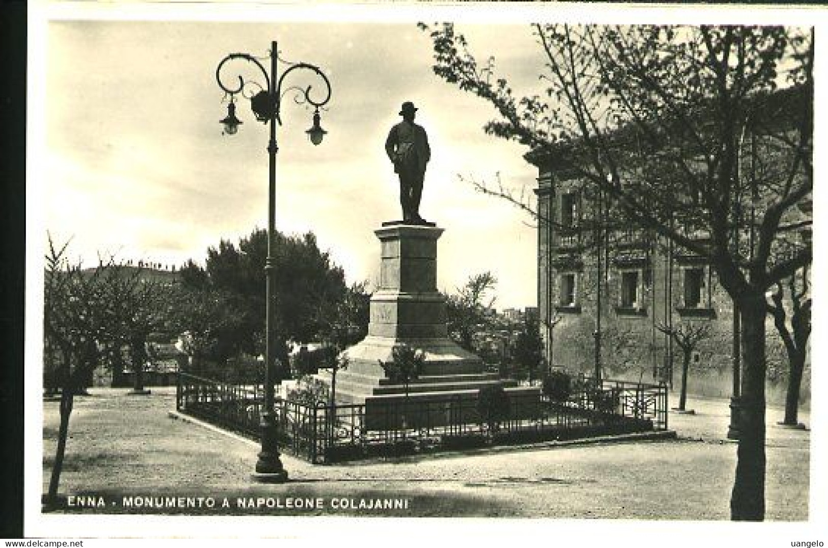 %710 ENNA - MONUMENTO A NAPOLEONE COLAJANNI - Enna