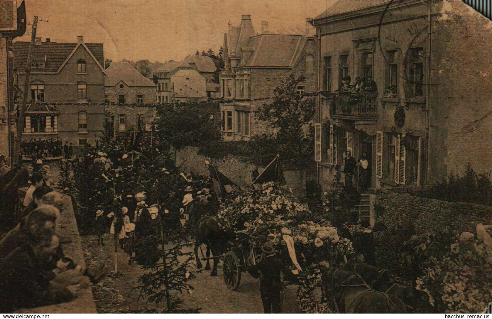 TINTIGNY - Manifestation Patriotique Des 18 Et 19 Juillet 1920 En L'honneur Des Martyrs De Rossignol. La Traversée - Tintigny