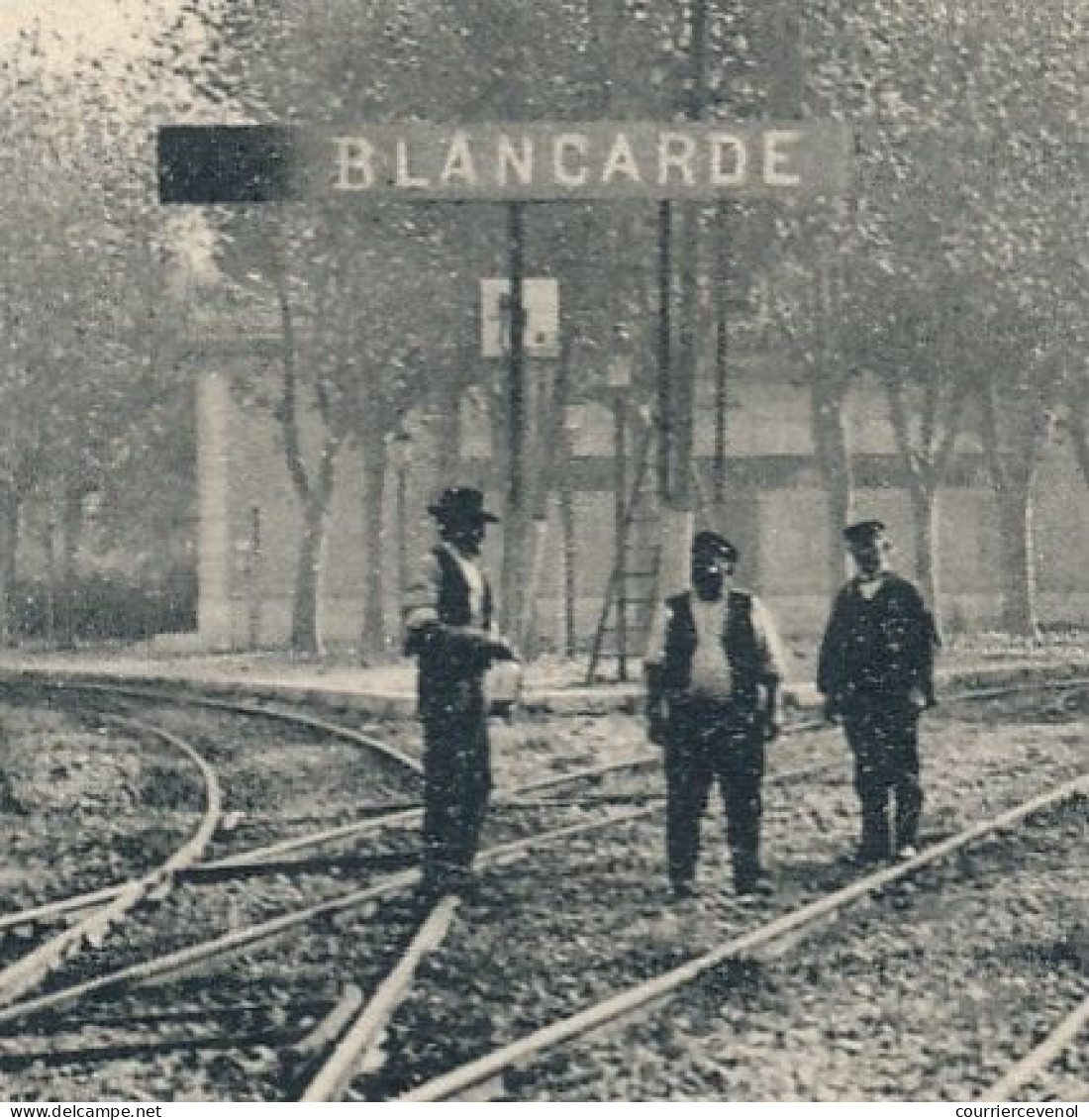 CPA - MARSEILLE (B Du R) - Intérieur De La Gare De La Blancarde - à Droite La Voie Pour La Gare Du Prado - RARE SUP - Cinq Avenues, Chave, Blancarde, Chutes Lavies