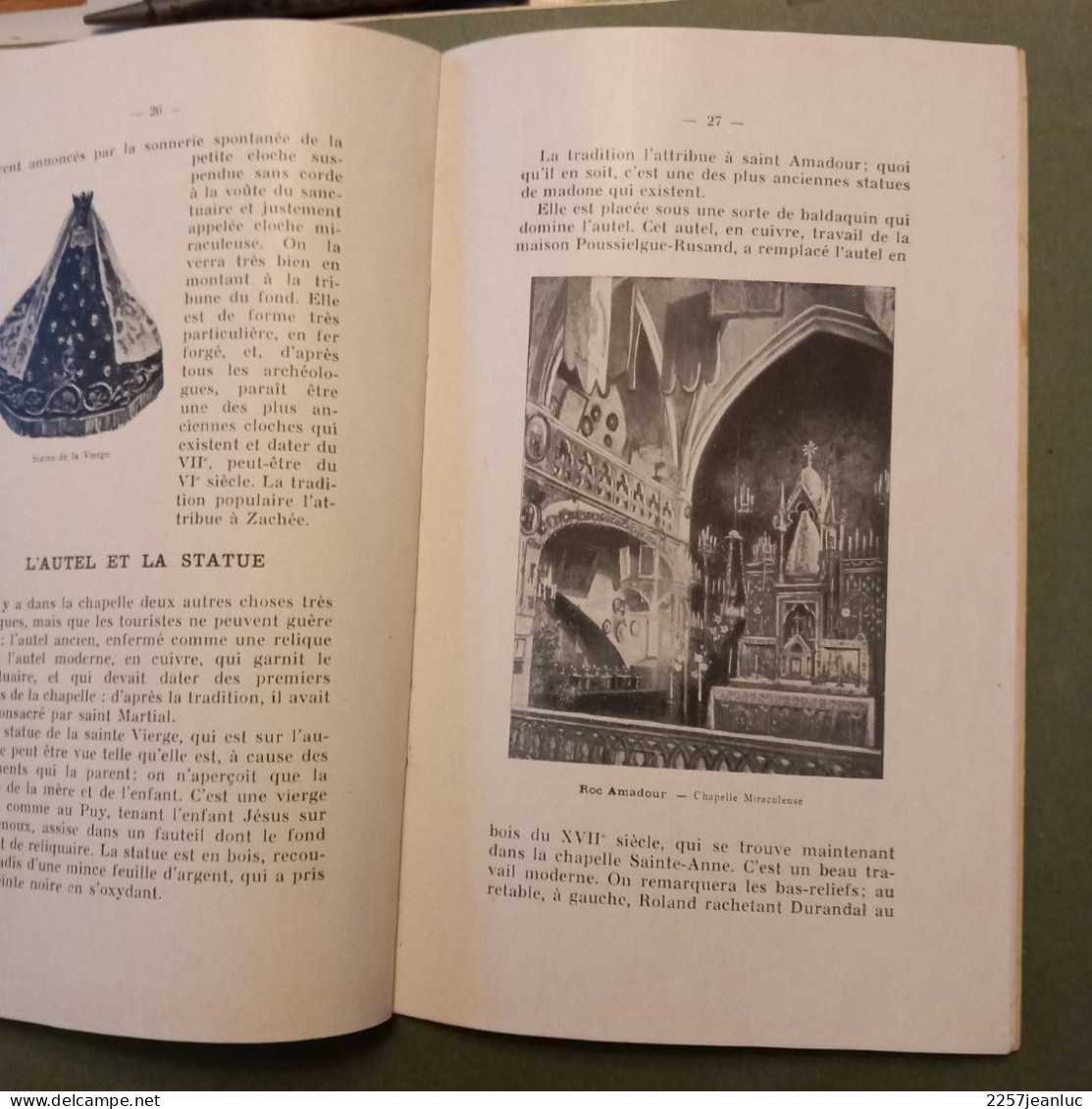 Guide De Roc Amadour E ALBE 1931 De 40 Pages - Michelin (guide)