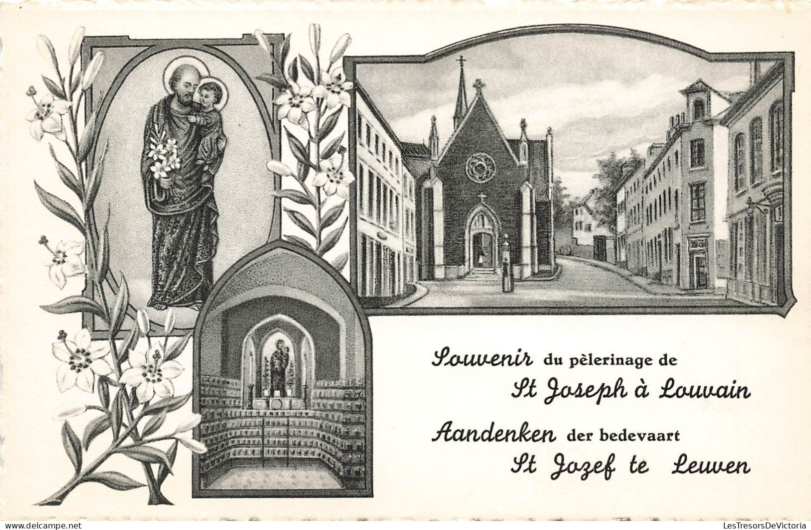 BELGIQUE - Souvenir De Pélerinage De St Joseph à Louvain - Cartes Postales Anciennes - Leuven