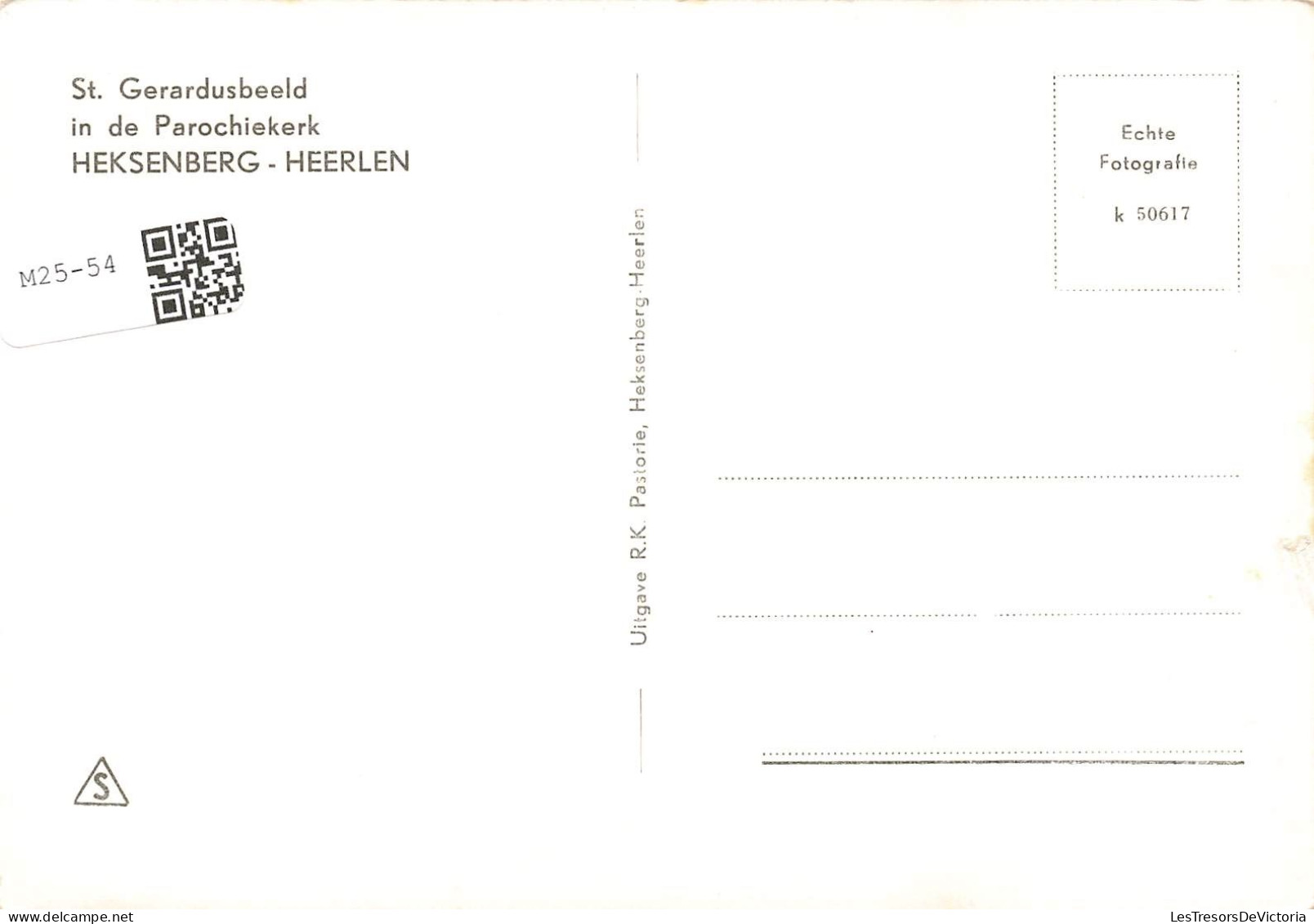 PAYS BAS - Heksenberg - Heerlen - St Gerardusbeeld In De Parochiekerk - Cartes Postales - Heerlen