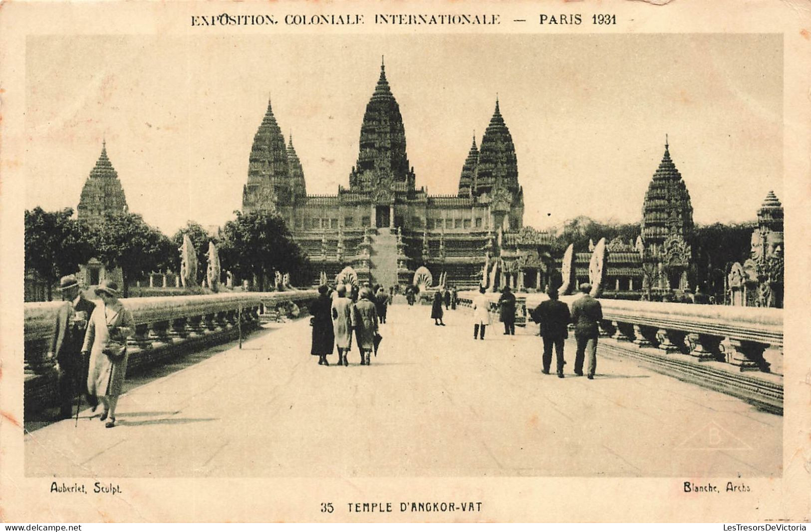 FRANCE - Paris - Exposition Coloniale Internationale - Temple D'Angkor-Vat - Carte Postale Ancienne - Exhibitions