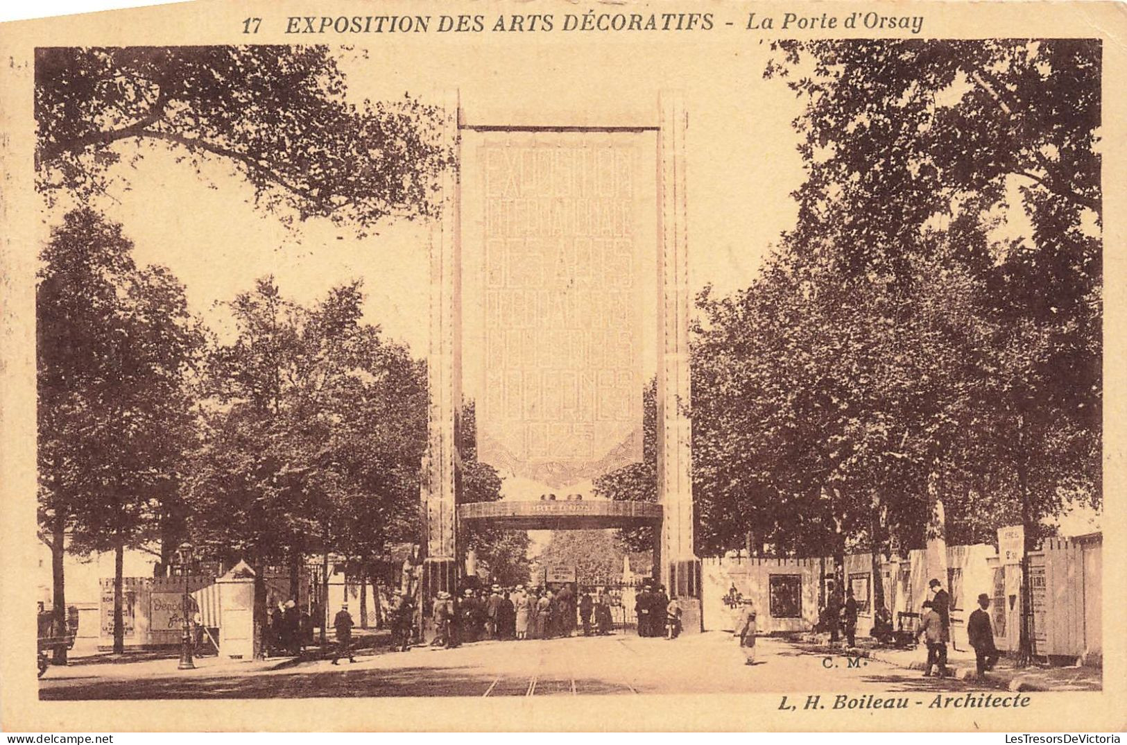 FRANCE - Paris - Exposition Des Arts Décoratifs - La Porte D'Orsay - Carte Postale Ancienne - Exhibitions