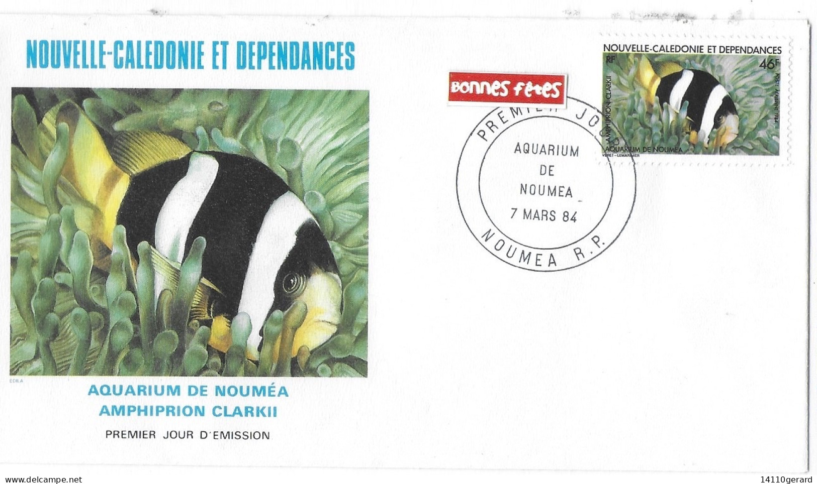 Nouvelle-CALÉDONIE ET DÉPENDANCES  Aquarium De Nouméa  7 Mars 1984 - Used Stamps