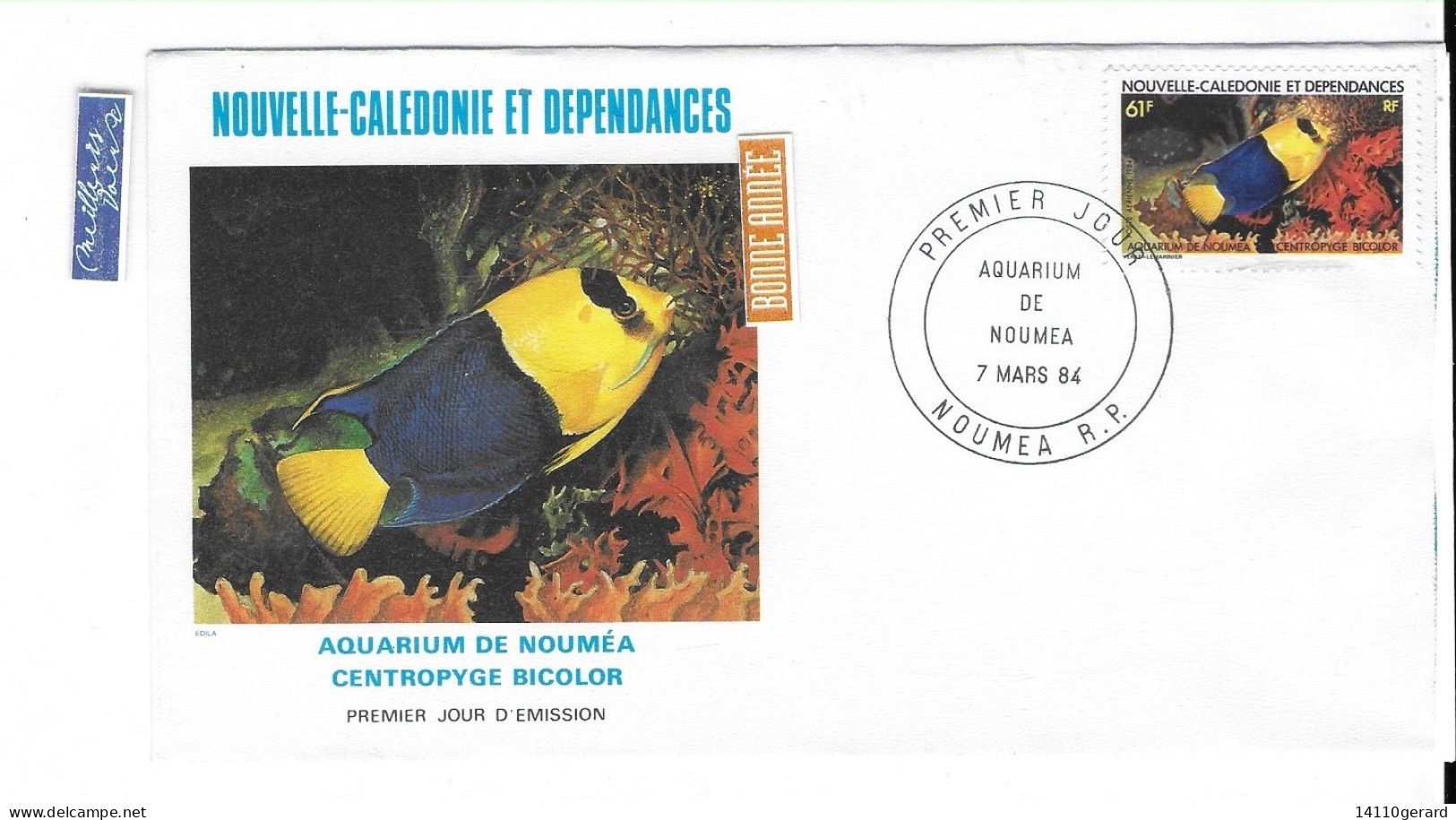 Nouvelle-CALÉDONIE ET DÉPENDANCES  Aquarium De Nouméa  7 Mars 1984 - Used Stamps