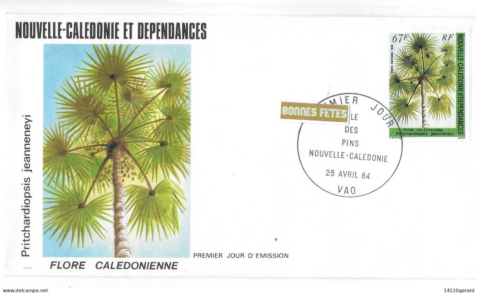 NOUVELLE -CALÉDONIE ET DÉPENDANCES  FLORE CALÉDONIENNE 25 Avril 1984 - Gebraucht